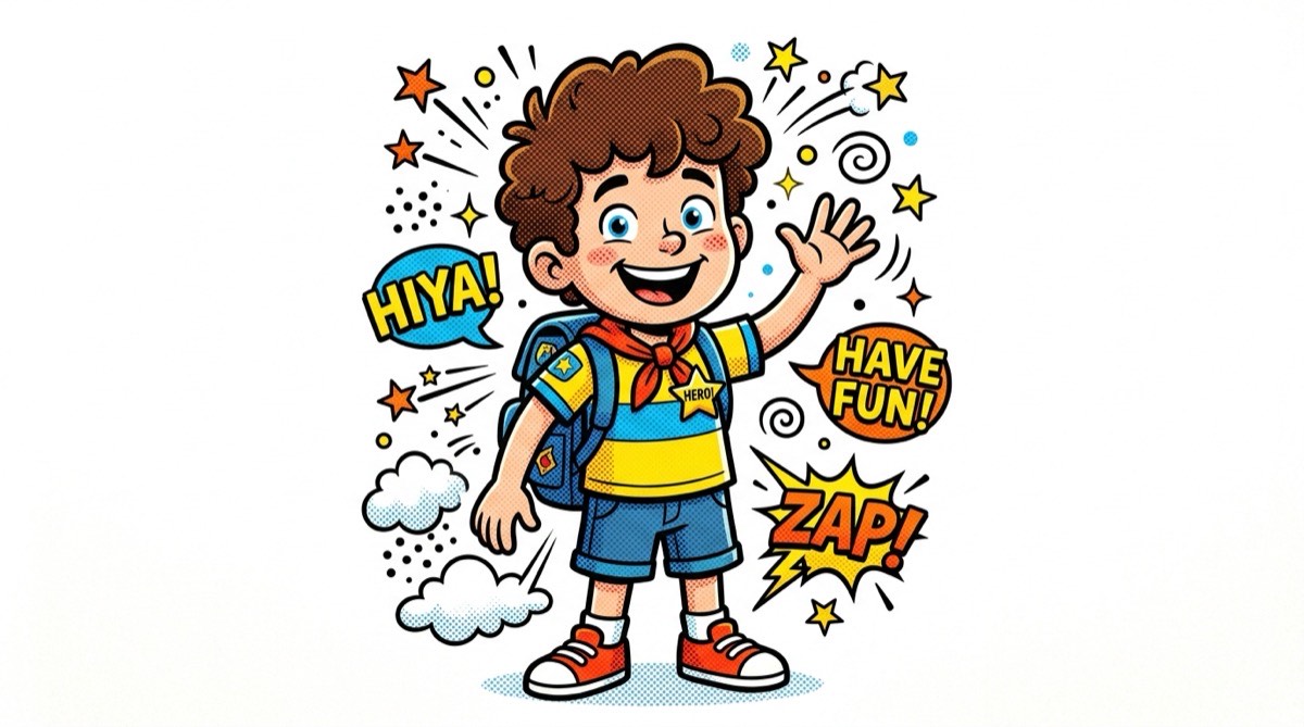 AI Comic Generator - AI art style example