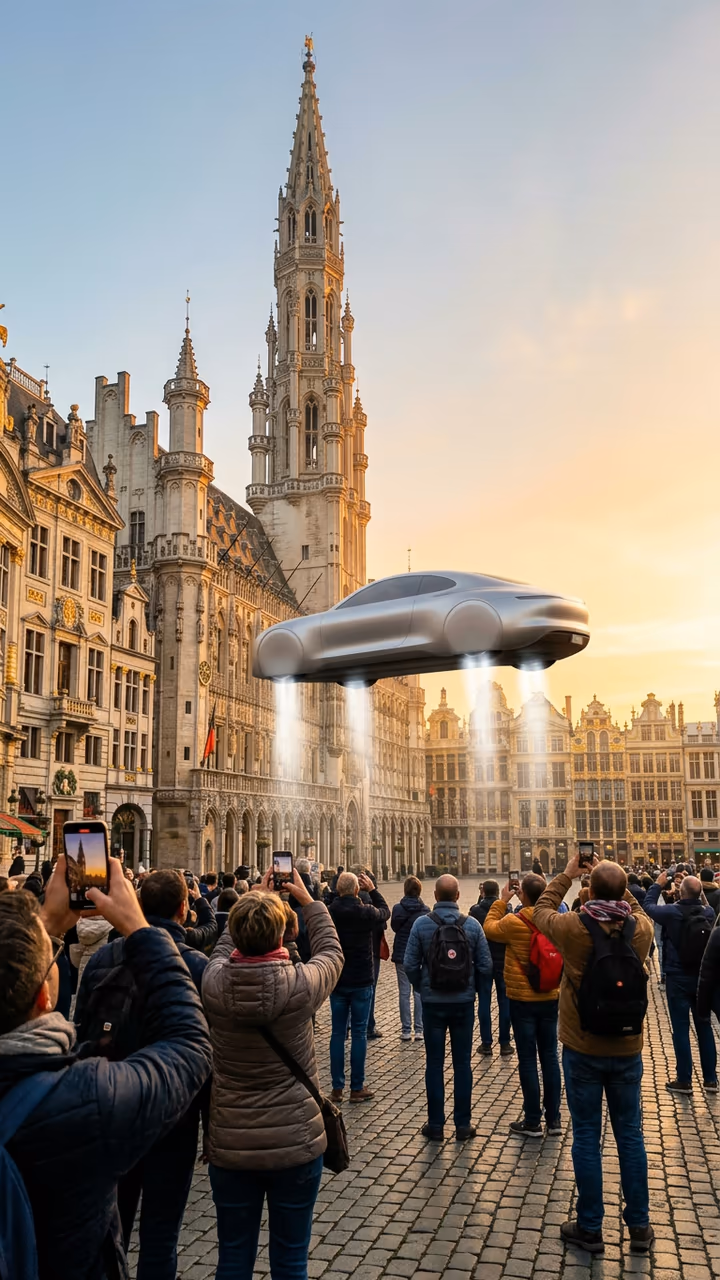AI Flying Car World Tour example