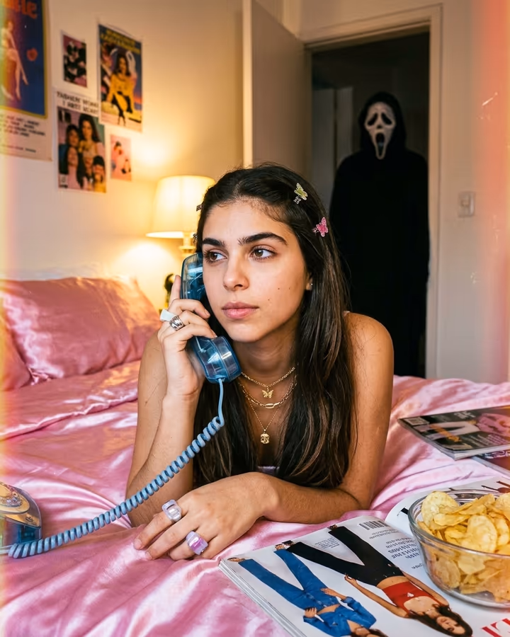 AI Ghostface Trend example