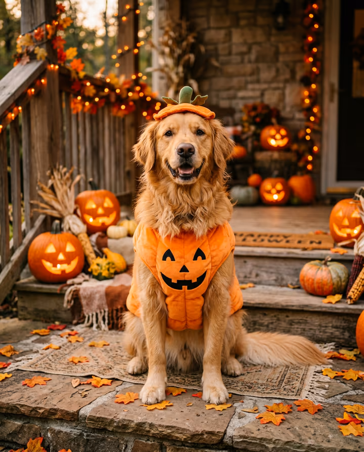 AI Pet Halloween Costume example