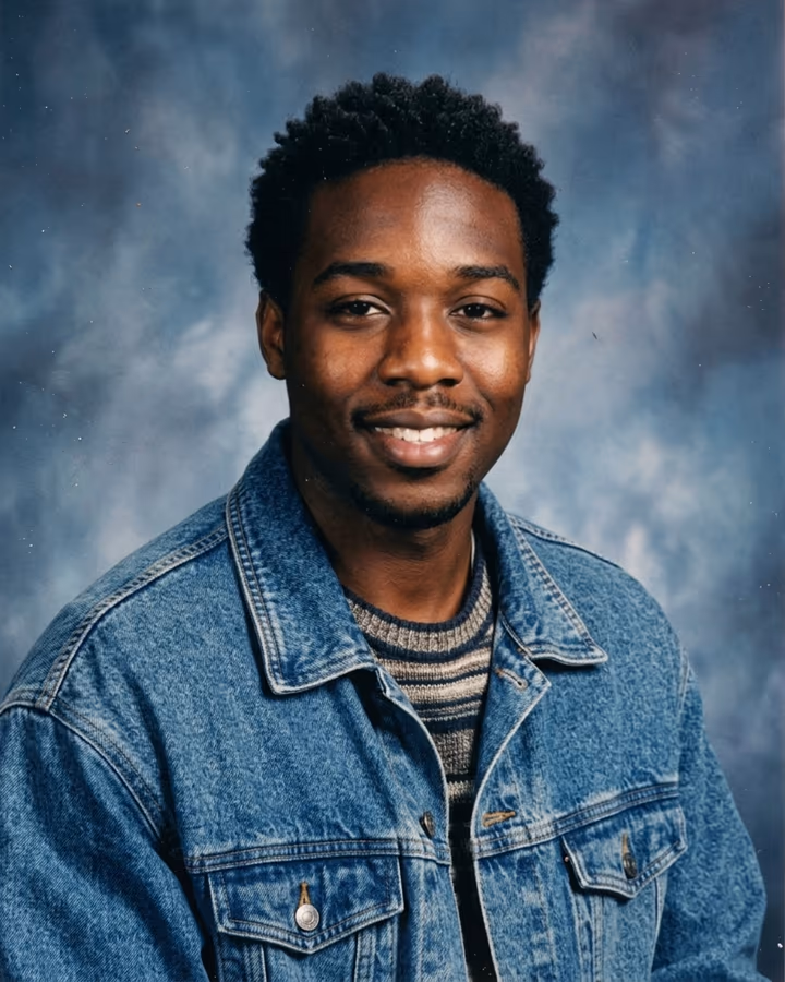 AI Yearbook Photo example